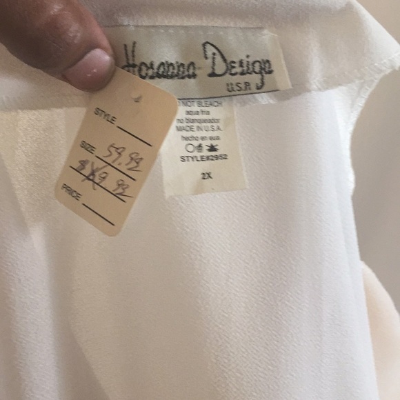 Dress to Impress White 3pc First Sunday Dress Suit - Picture 8 of 8